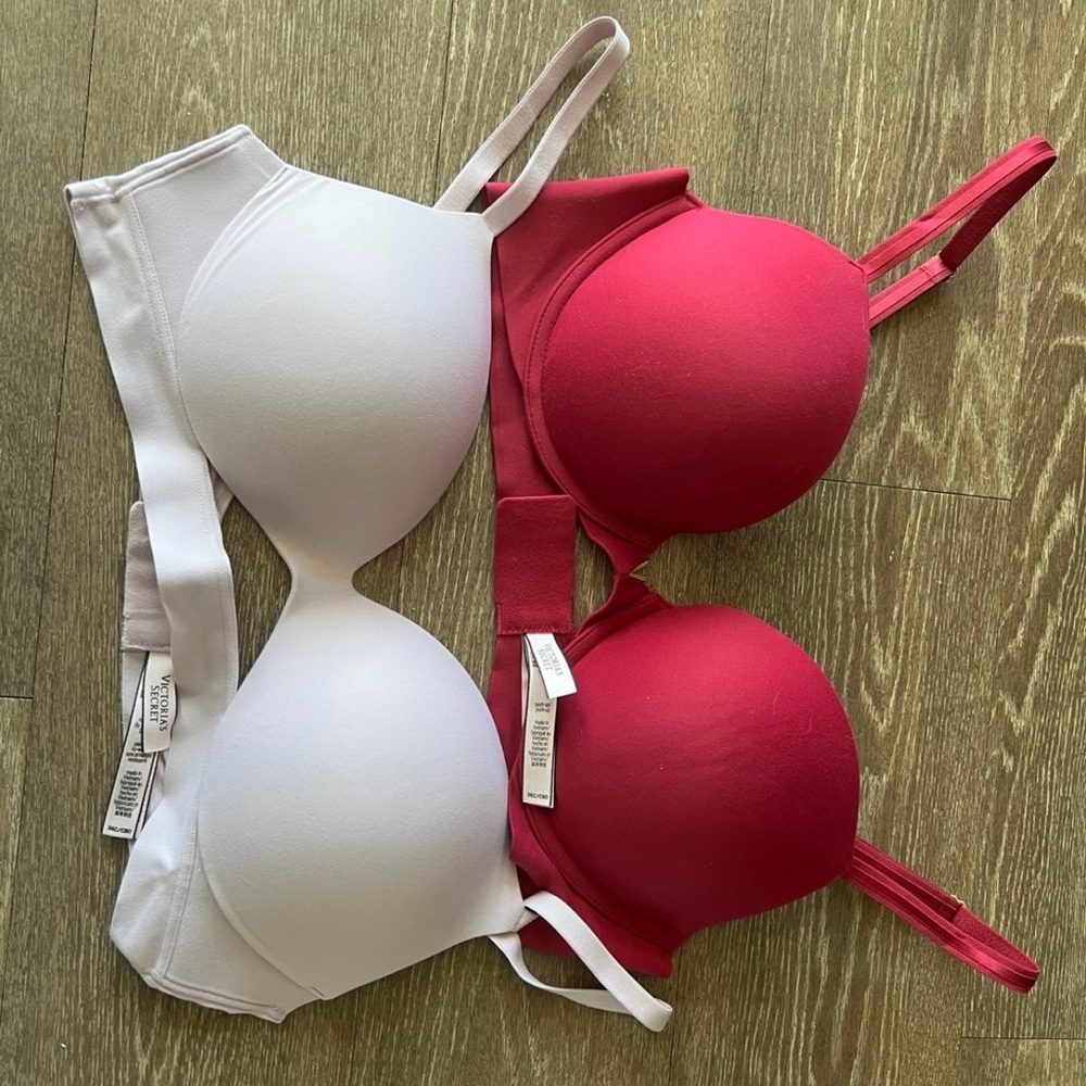 Victoria Secret Women's Intimates - Light & Dark Pink Bras